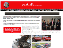 Tablet Screenshot of peakalfa.co.uk